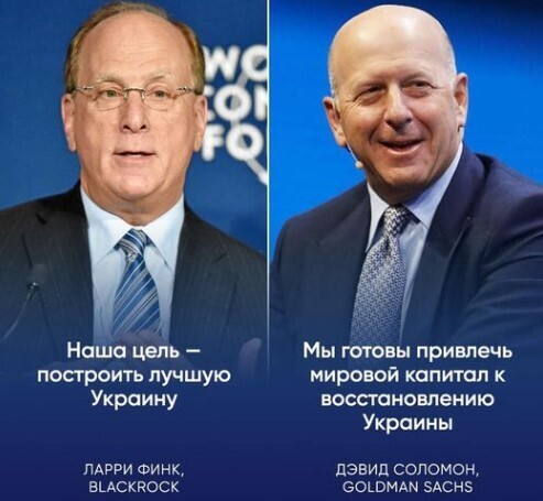 "Немає в світі теорій змов, які б обходились без Blackrock і Goldman sachs" - Сергій Фурса