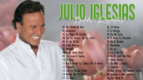 JULIO IGLESIAS ÉXITOS SUS MEJORES ROMANTICÁS 