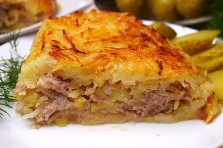 Мамины секреты "Картофельно-мясная запеканка"